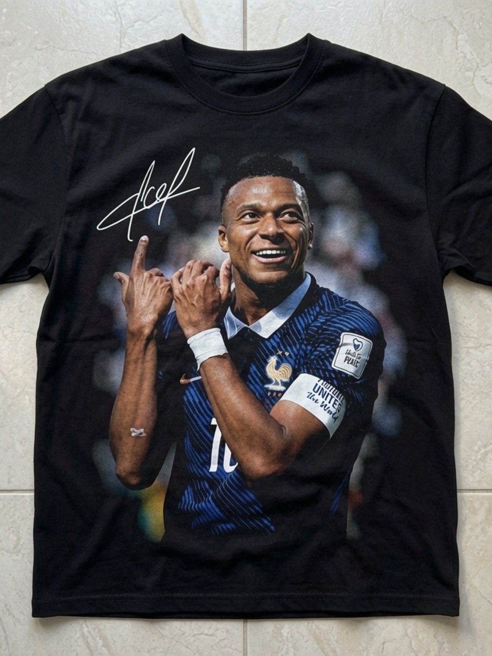 New Kylian Mbappe “Unreal” Black T-shirt